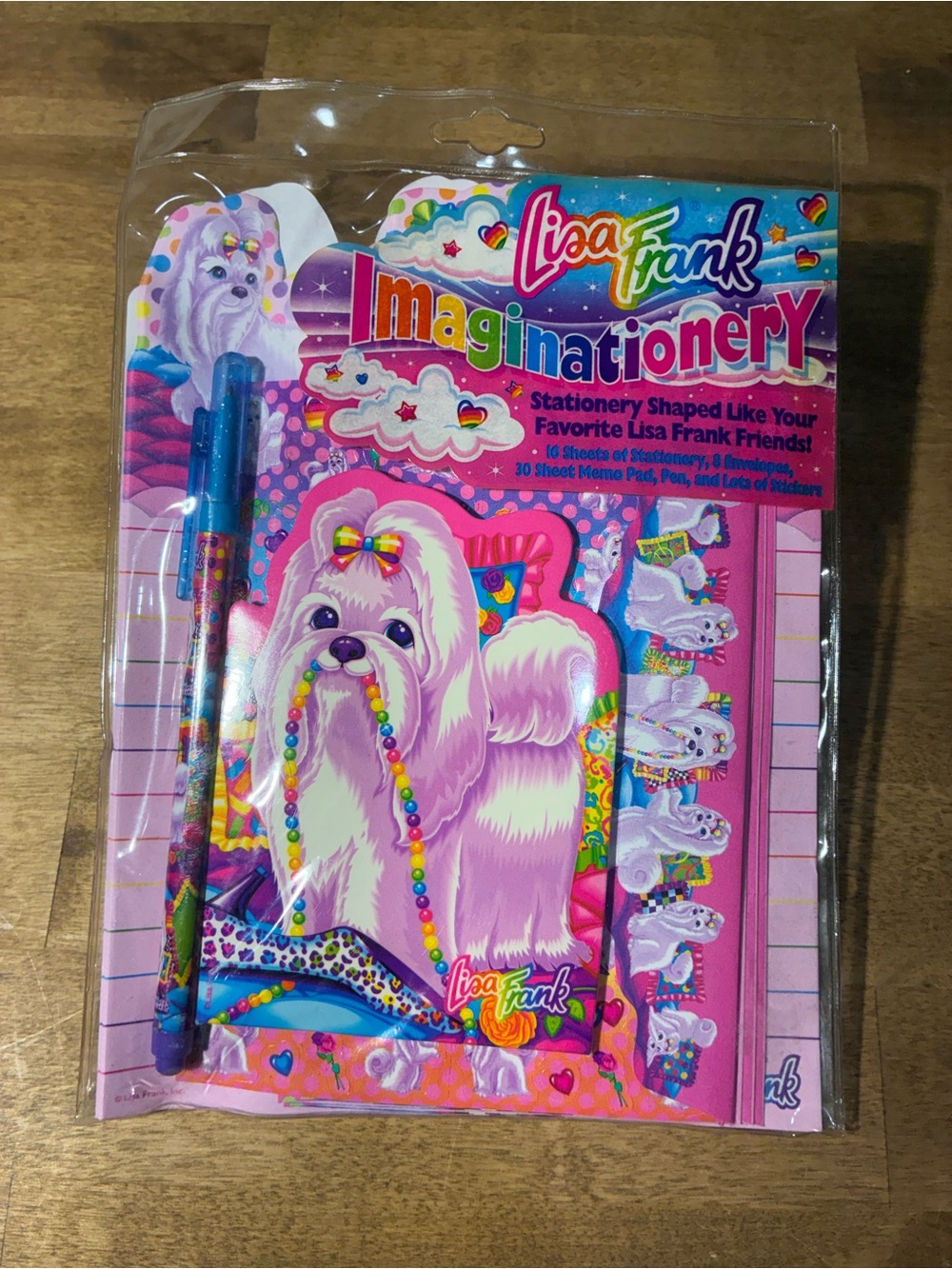 Vintage Lisa Frank Imaginationery Puppy Dog Stationery Set Sealed 90s